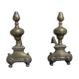 Paire de chenets anciens
