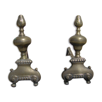 Pair of antique chenets