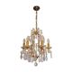 Bronze grapefruit chandelier