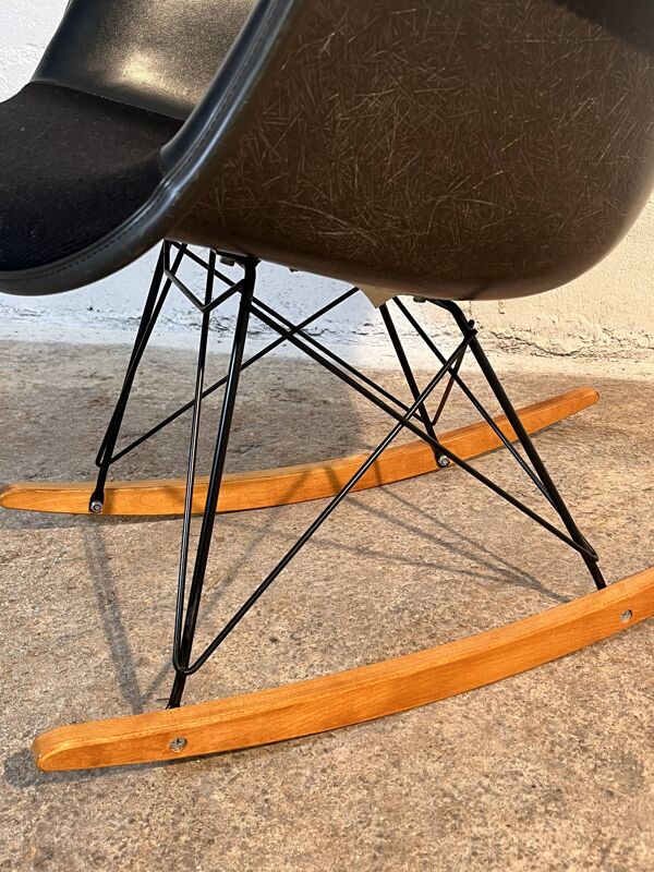 Fauteuil Rocking-chair ''RAR'', Charles et ray Eames pour Herman Miller, 1950s.