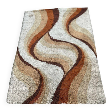 Tapis vintage de descente de lit ou de couloir Veneta - Pays-Bas années 197