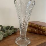 Glass tulip vase