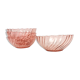 4 pink cups Arcoroc rosaline