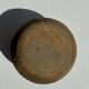 Small round ancient vase in engraved terracotta, Indonesian polychromy H10 D1