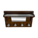 Wall mounted coat rack