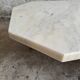 Unique postmodern coffee table in marble and granite.