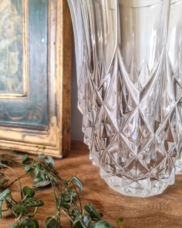 Vase en cristal Val Saint Lambert, 1950