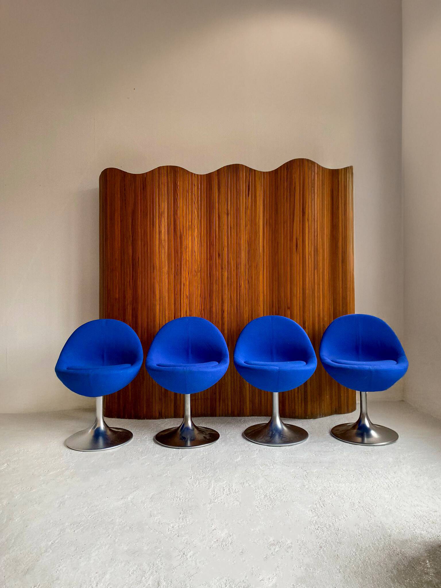 Börje johanson – lot de 4 chaises “venus” pour johanson design