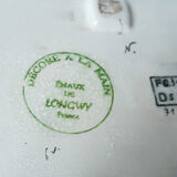 Longwy enamel inkwell