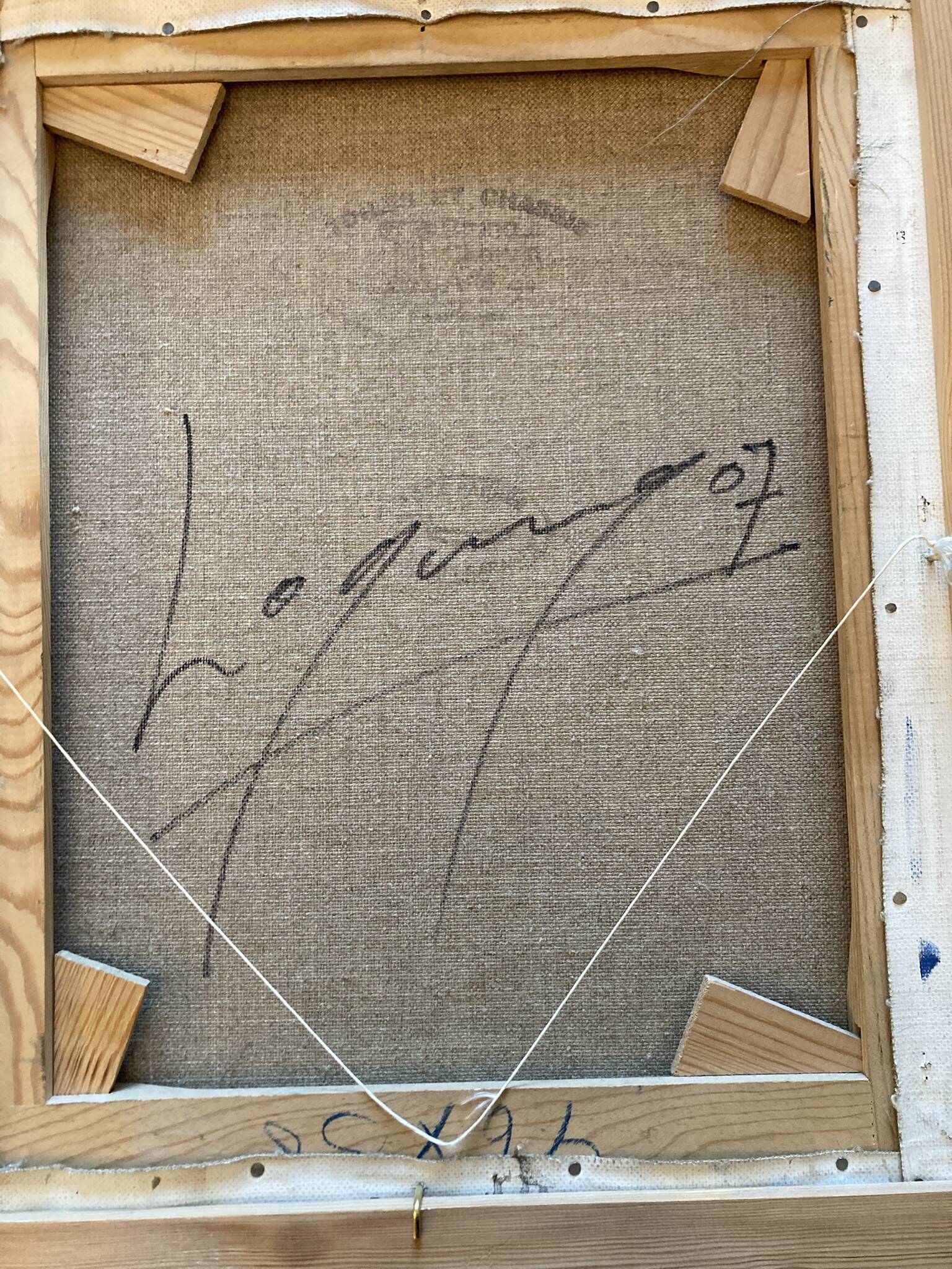 Omar Logang (1966), Oil on canvas depicting a Tuareg