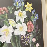 Vintage Still Life Painting of Flowers