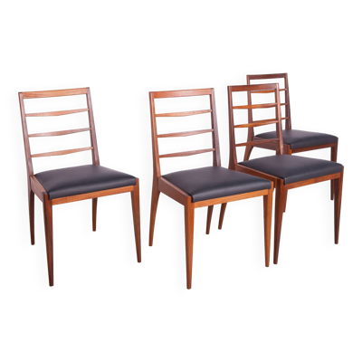Chaises de Salle à Manger Mid-Century en Teck de McIntosh, 1960s, Set de 4