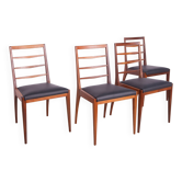 Chaises de Salle à Manger Mid-Century en Teck de McIntosh, 1960s, Set de 4