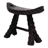 Handmade Spanish Brutalist Foot stool 1950s