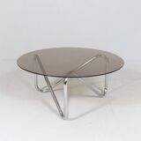 French tubular steel coffee table/coffee table, 1970s