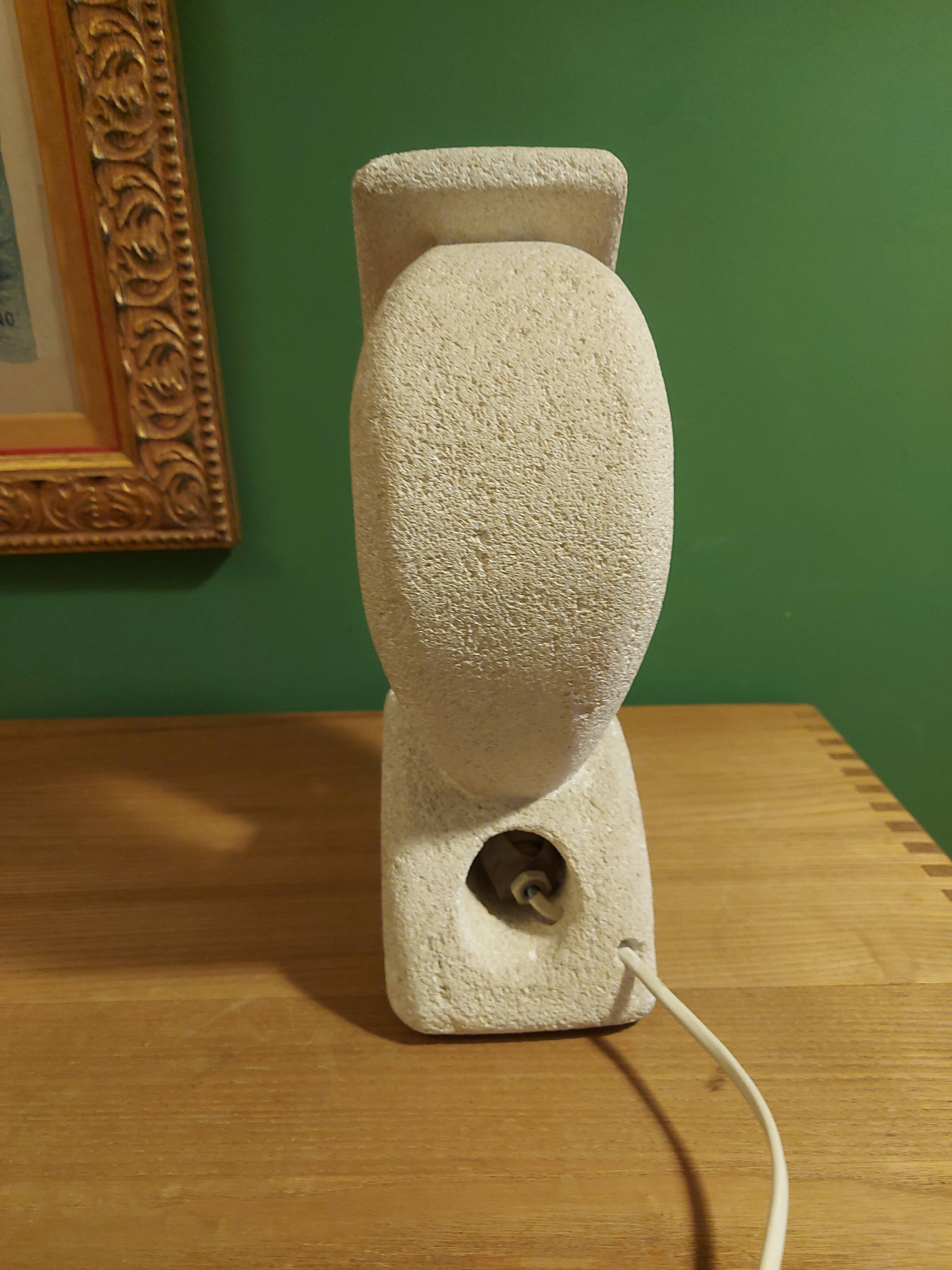 Albert tormos stone sculpture lamp (signed)