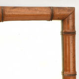 Bamboo mirror 40 x 30 cm