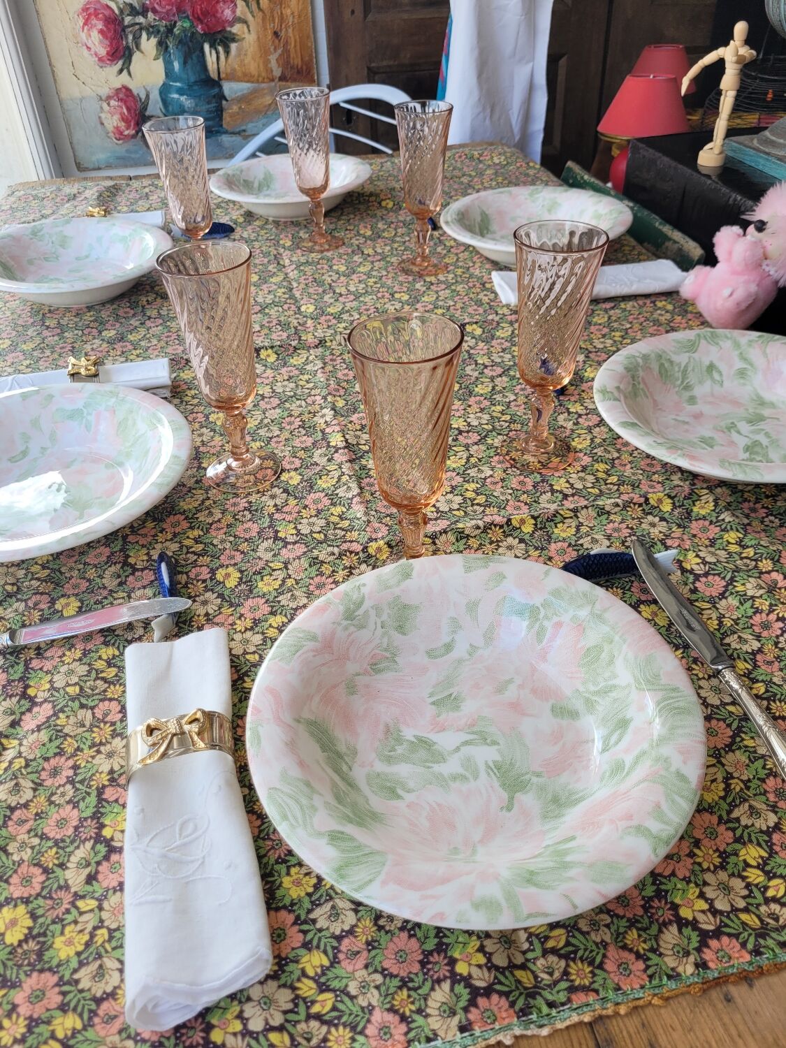 Ensemble de 6 assiettes italiennes