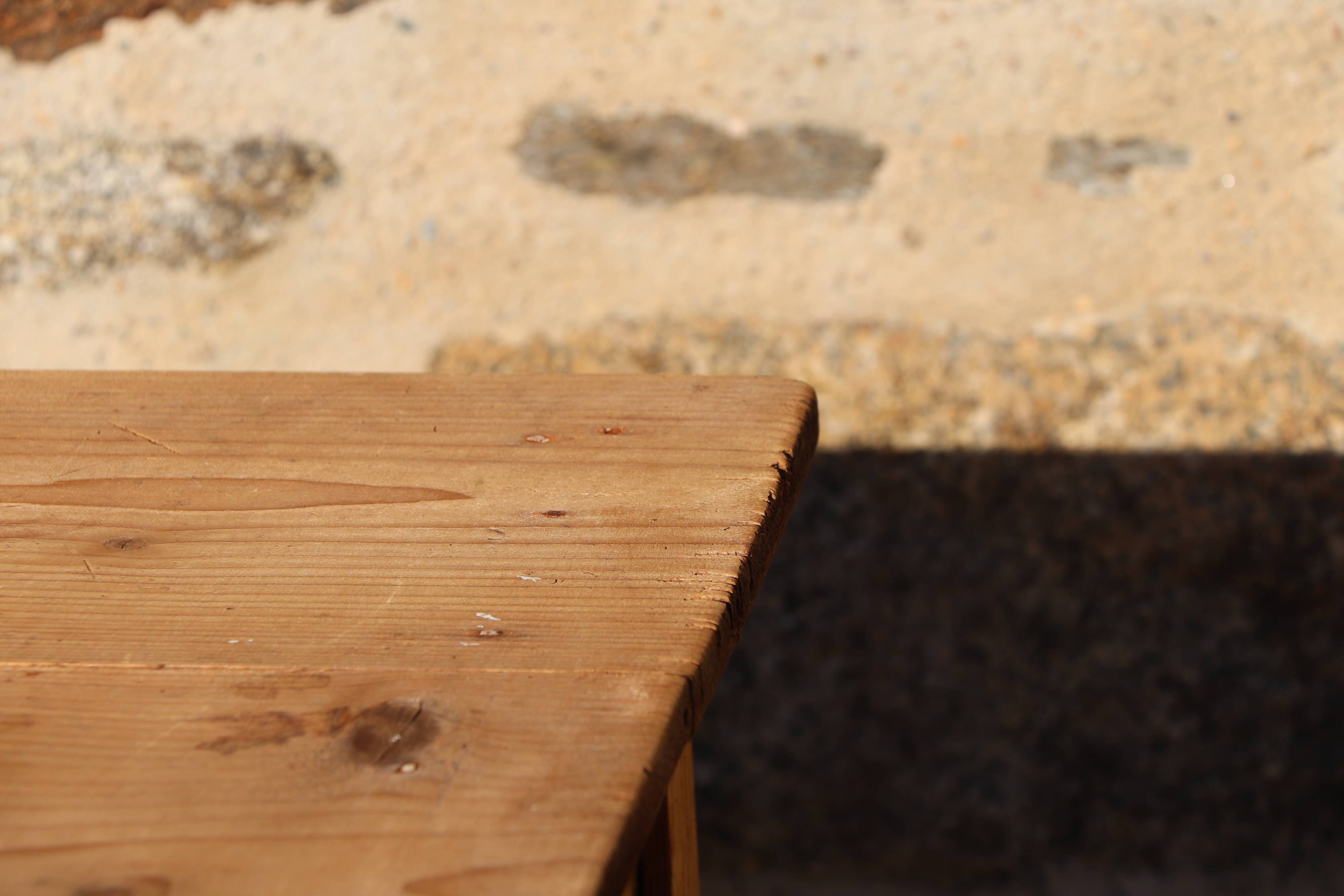 American desk in raw wood 1900