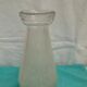 Hyacinth vase in frosted satin glass art nouveau period early 20th century