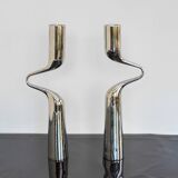 Sculptural Candleholders, 'Tango/Double' Modern Danish design by Mikaela Dörfel