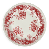 Villeroy & Boch cake plate, "Valeria" model, red tones