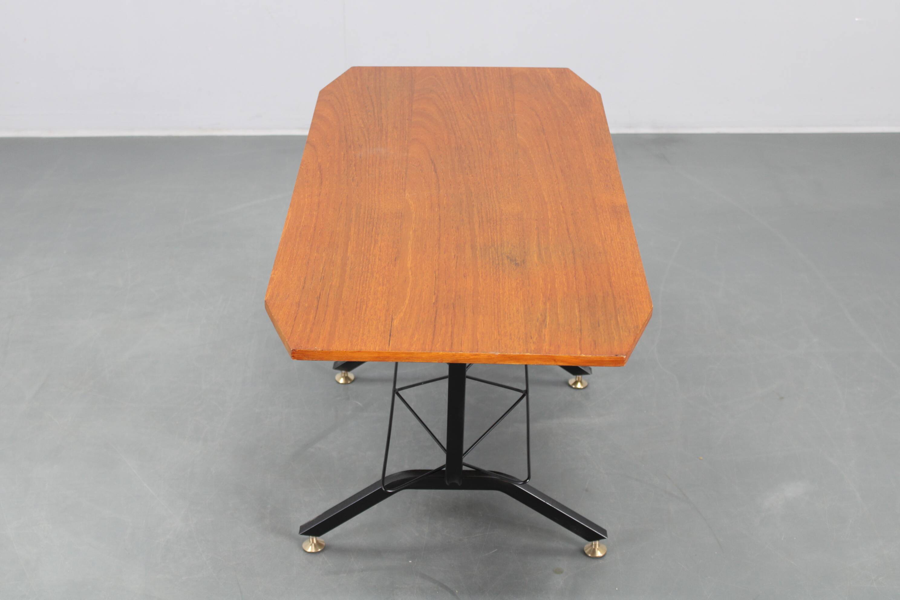 1960s Italian teak coffee or side table