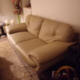 Sofa grained leather