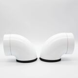 2 industrial wall lights 1970