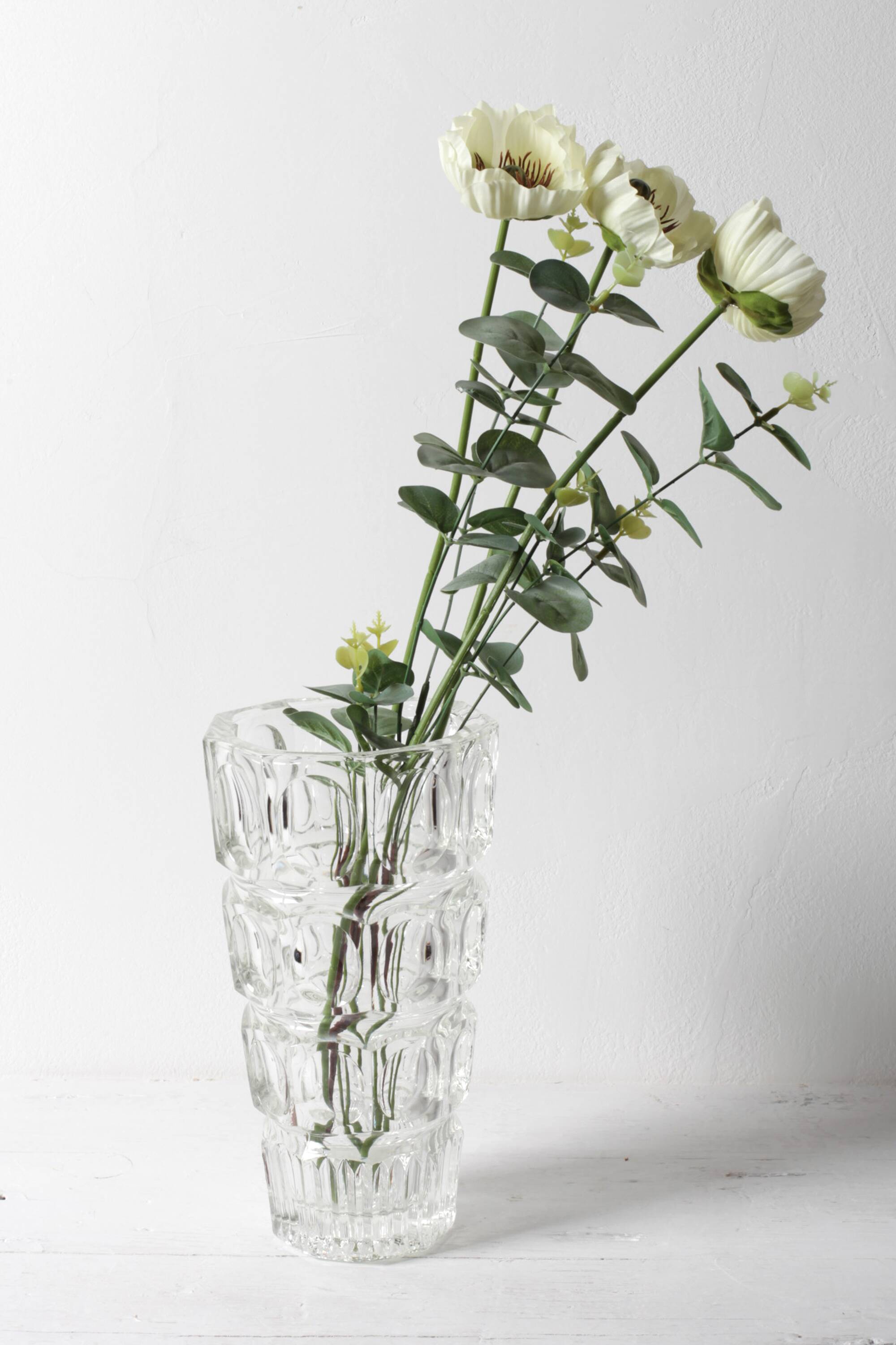 Thousand Eyes Glass Vase By Josef Hoffmann / Moser / Czech Republic / 1930s