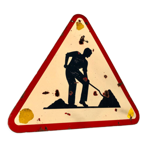 Panneau de chantier 1970