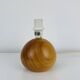 Pine ball lamp, 80s, wood