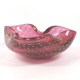 Cendrier en verre murano Bullicante de Barovier & Toso, années 1960