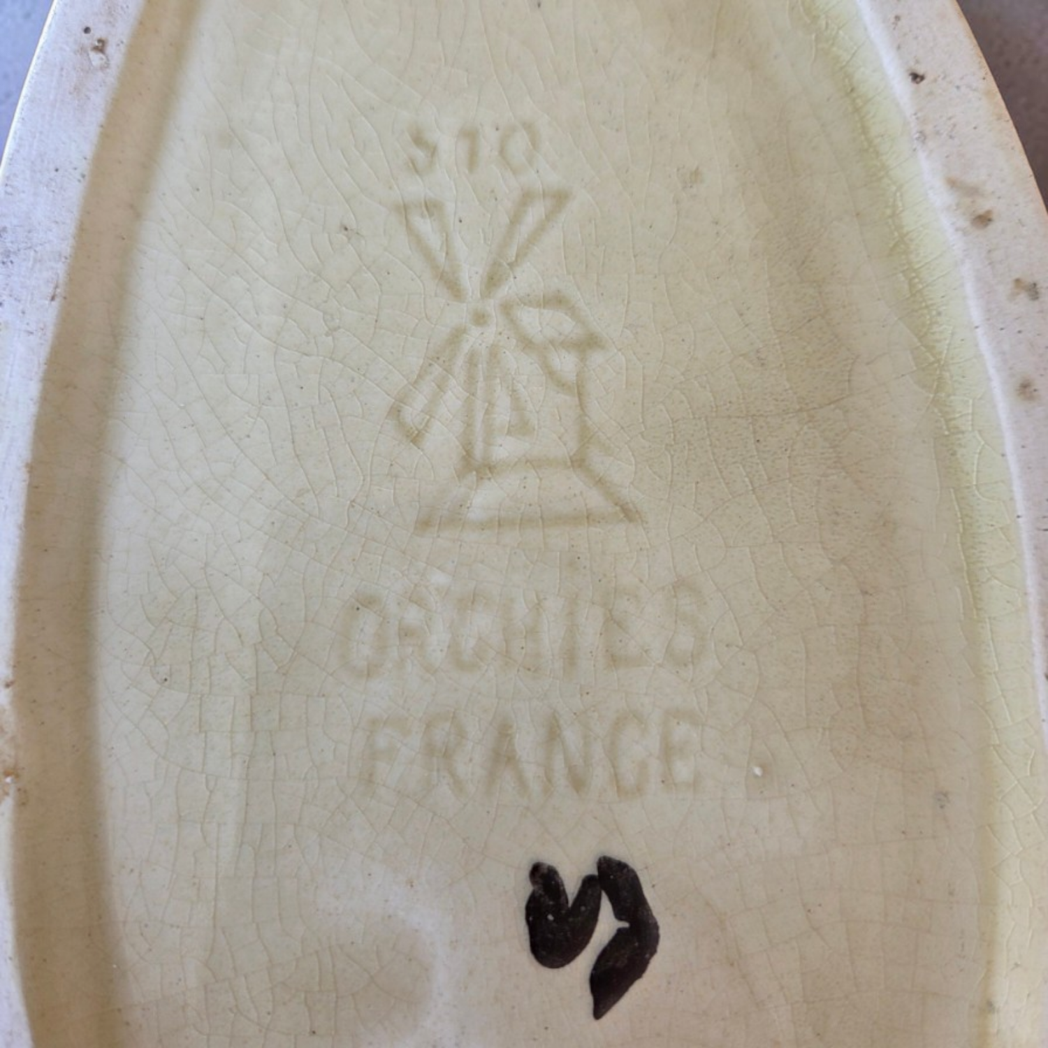 Art Deco cache-pot Orchies