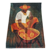 Tapestry L.Toffoli the orange merchant Aubusson