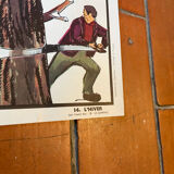 Ogé Hachette poster "camping / winter"