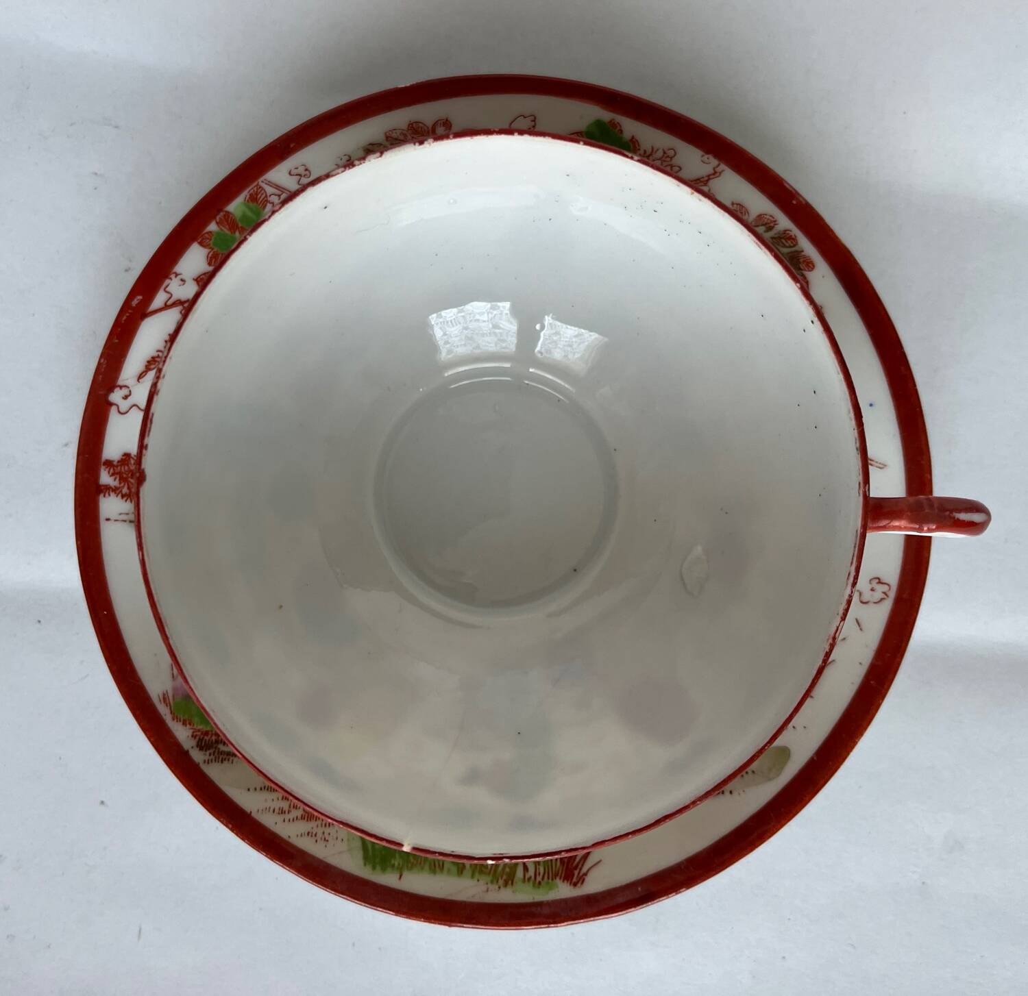 2 fine porcelain tea cups