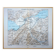 Imprimée en 1844, les environs d'Interlaken, Suisse.