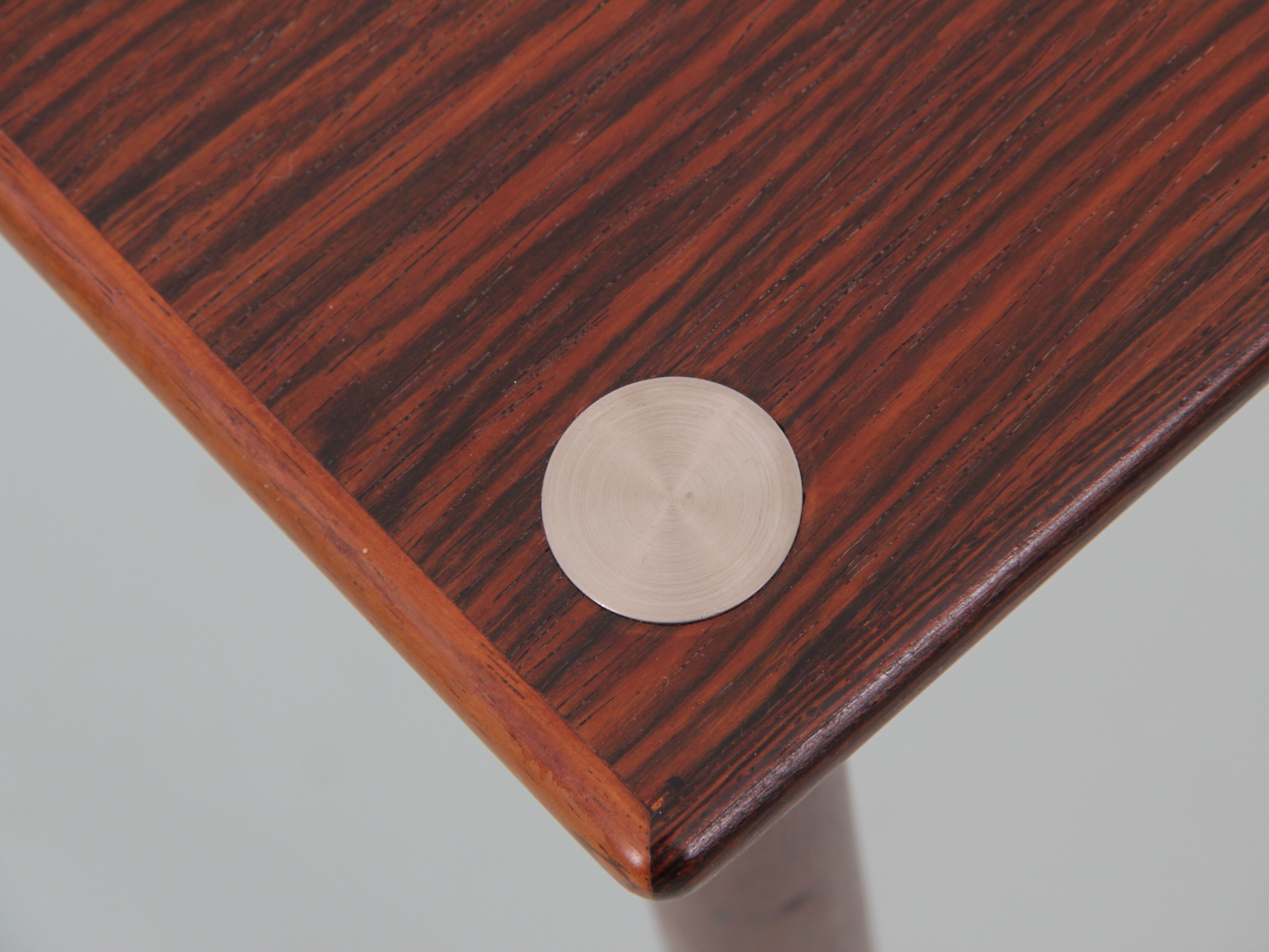 Rio's small rosewood side table