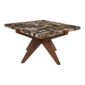 Table basse années 70 – Aragonite de Madagascar