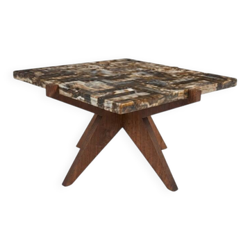 1970s coffee table – Aragonite from Madagascar