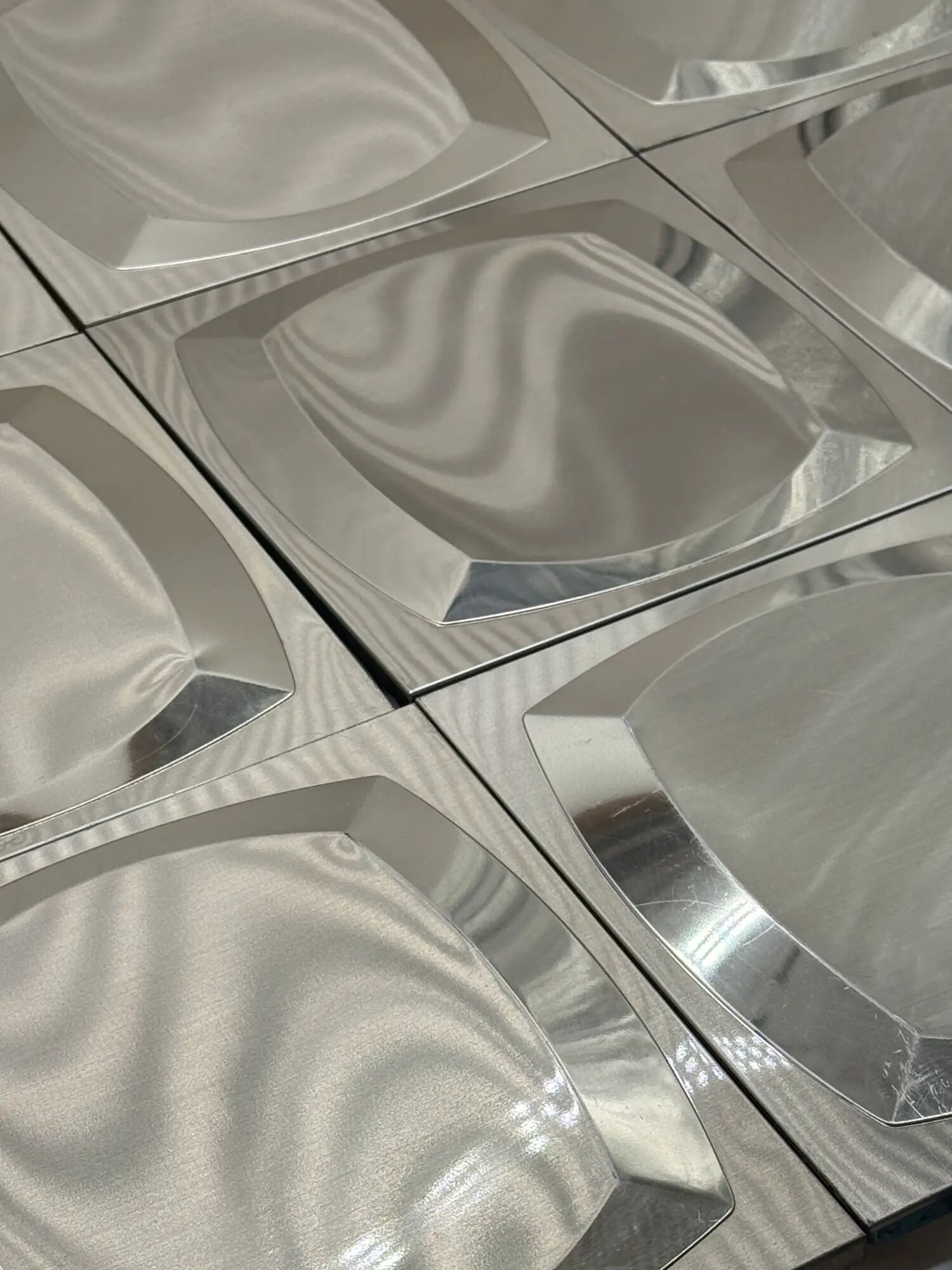 Set of 10 Space Age wall panels, 1970s