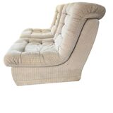 Lot de 2 fauteuils / une place modulables vintage meurop