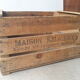 Caisse en bois vintage