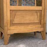 Parisian wardrobe glazed art deco 1920 raw wood