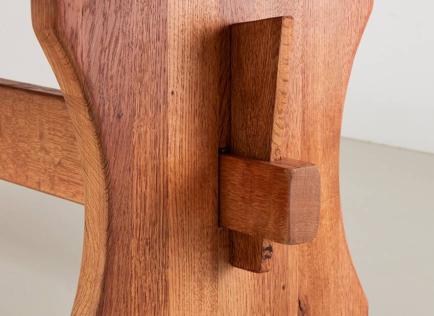 Oak Dining Table Meubelfabriek Oisterwijk 1940s