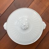 Légumier 26 cm porcelaine blanche