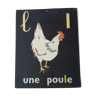 La poule image de lecture