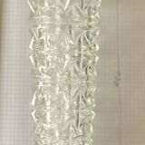 Set of four vintage pressed glass tulips dimensions: height -20cm- diameter -5.5cm-