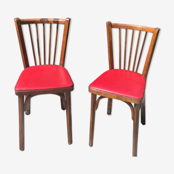 Lot de deux chaises Baumann